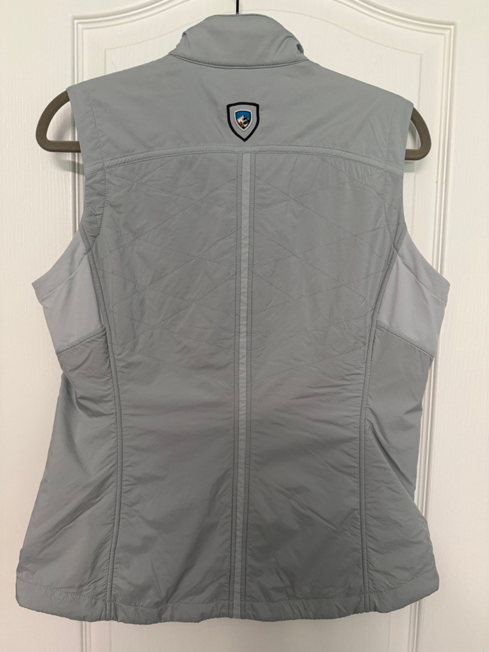 KÜHL Women’s Light Gray/Blue “THE ONE”Quilted Vest - Picture 5 of 14